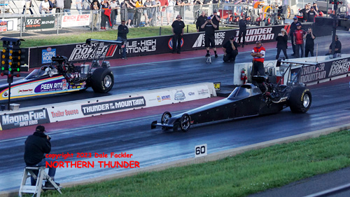 James Stevens - T/AD (near lane) vs 
Chris Demke - T/AD (far lane)